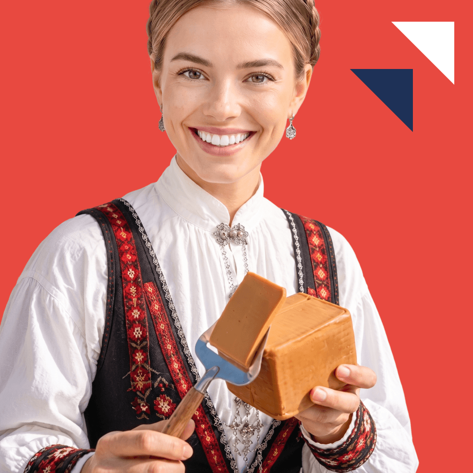 Kursant nauki języka norweskiego w ProfiLingua, motyw kulinarny