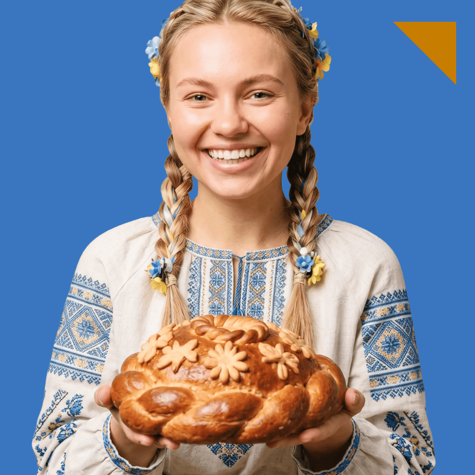 Kursant nauki języka ukraińskiego w ProfiLingua, motyw kulinarny