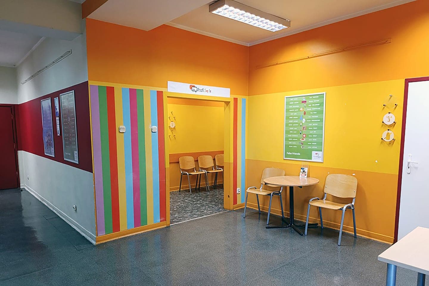 Wnętrze placówki ProfiLingua w Kaliszu, al. Wolności 6