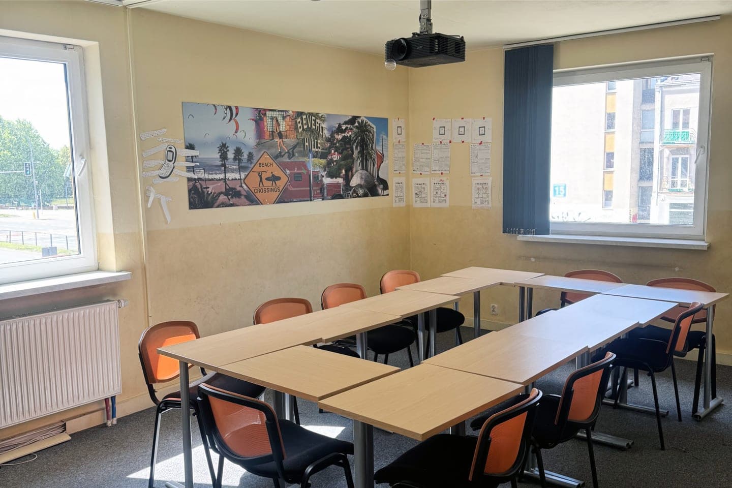 Wnętrze placówki ProfiLingua w Warszawie na Sadybie, ul. Powsińska 34